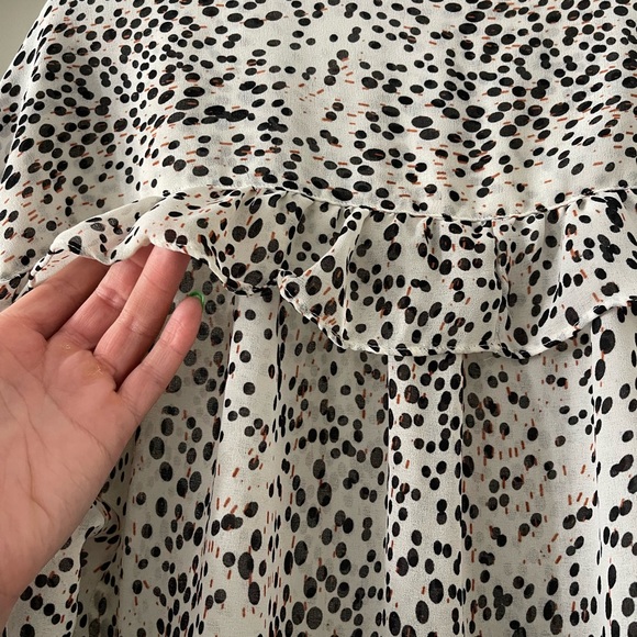 Max Studio Polka Dot Blouse - Picture 4 of 4